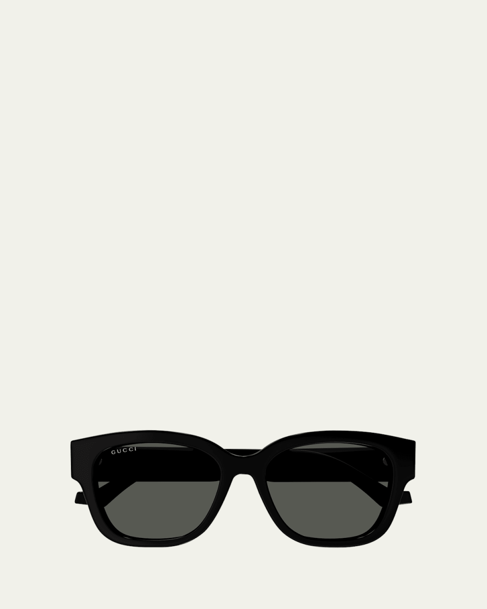 GG Logo Acetate Square Sunglasses